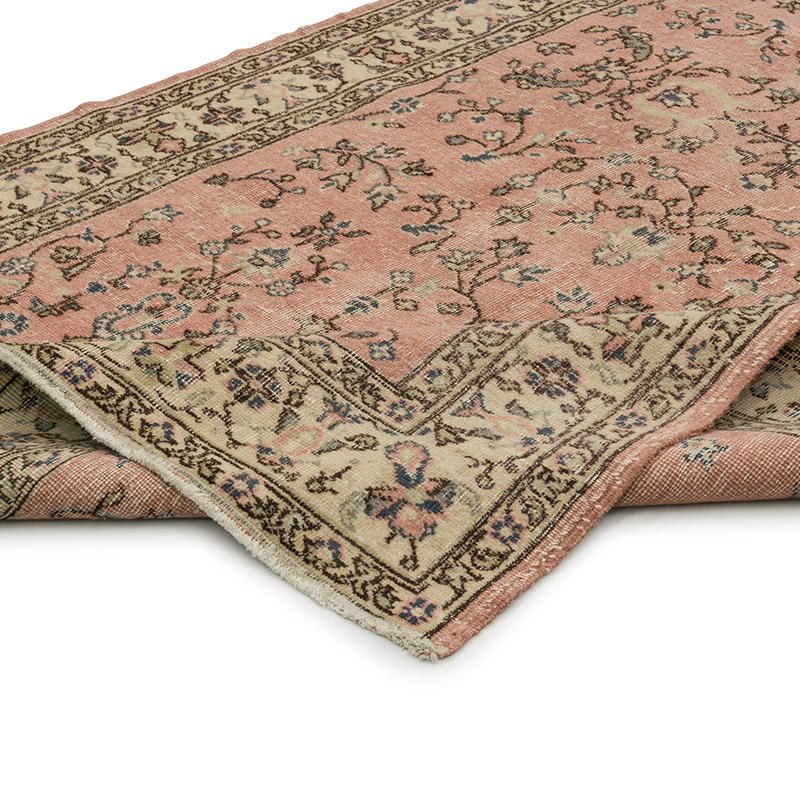 Alfombra Vintage Turca Anudada a Mano - 150 cm x 252 cm - K0078748