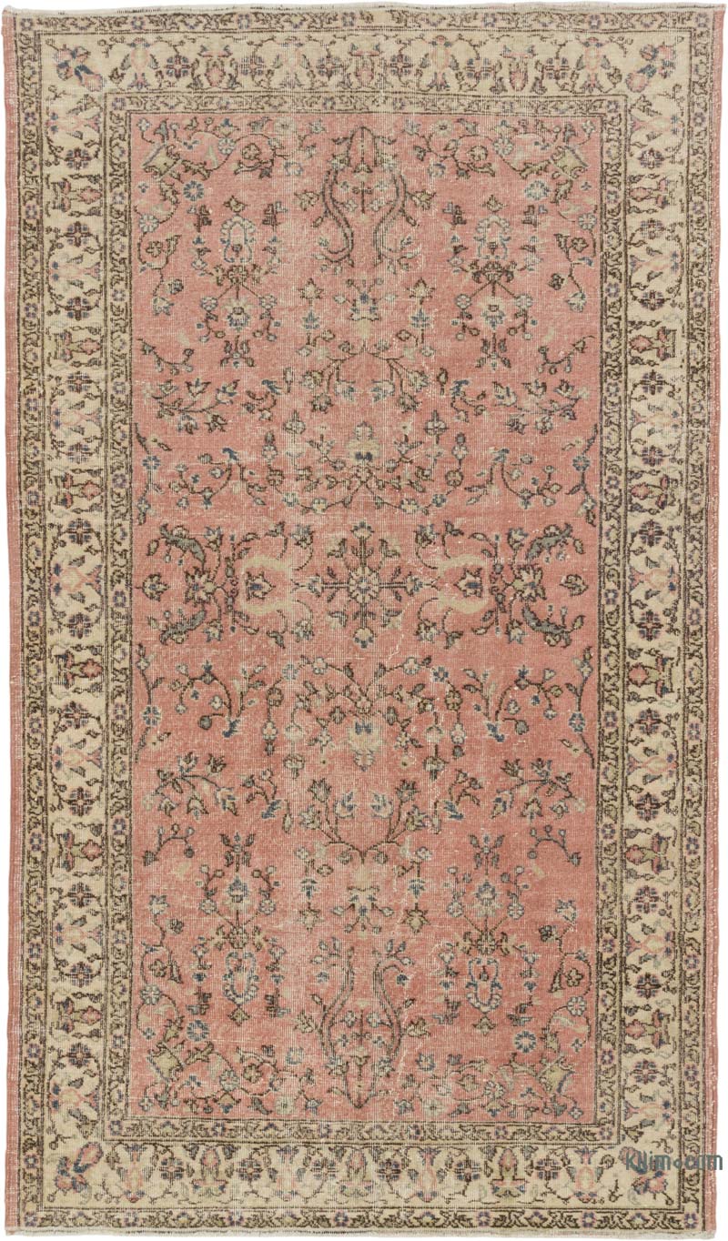 Alfombra Vintage Turca Anudada a Mano - 150 cm x 252 cm - K0078748