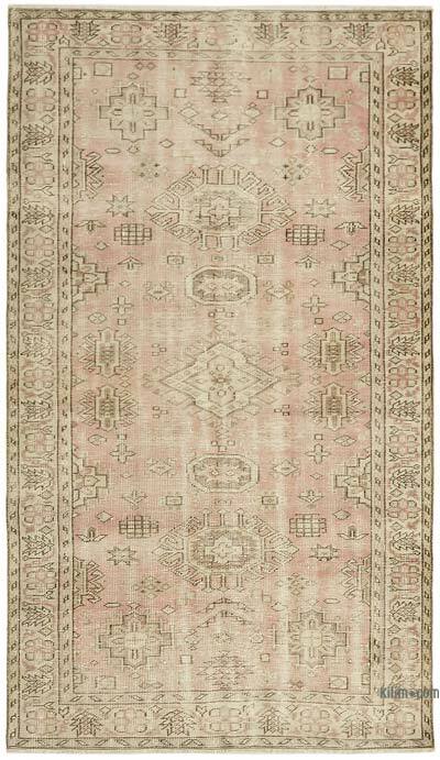 Alfombra Vintage Turca Anudada a Mano - 146 cm x 245 cm