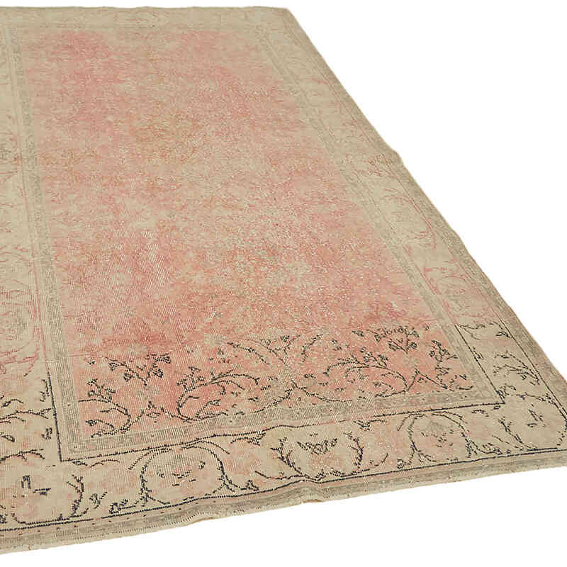 Vintage Turkish Hand-Knotted Rug - 4' 10" x 8' 4" (58" x 100") - K0078753
