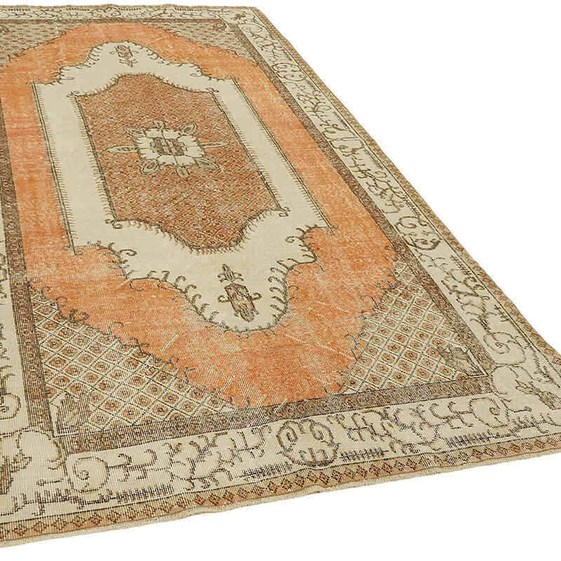 Vintage Turkish Hand-Knotted Rug - 5' 5" x 9' 4" (65" x 112") - K0078757