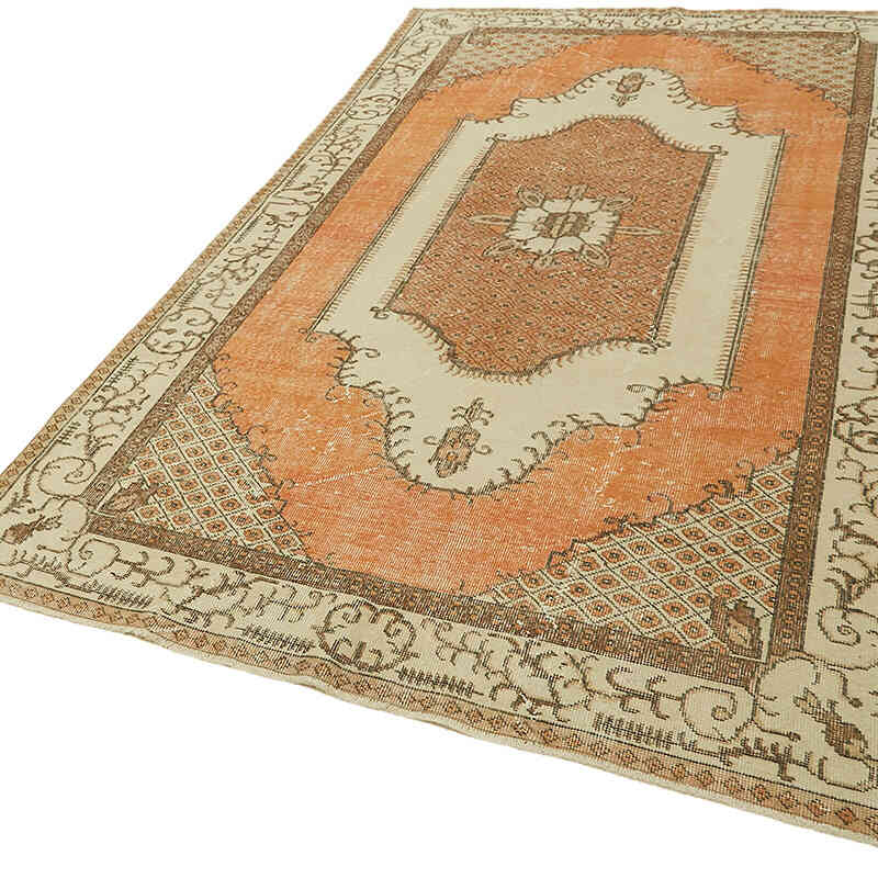 Vintage Turkish Hand-Knotted Rug - 5' 5" x 9' 4" (65" x 112") - K0078757