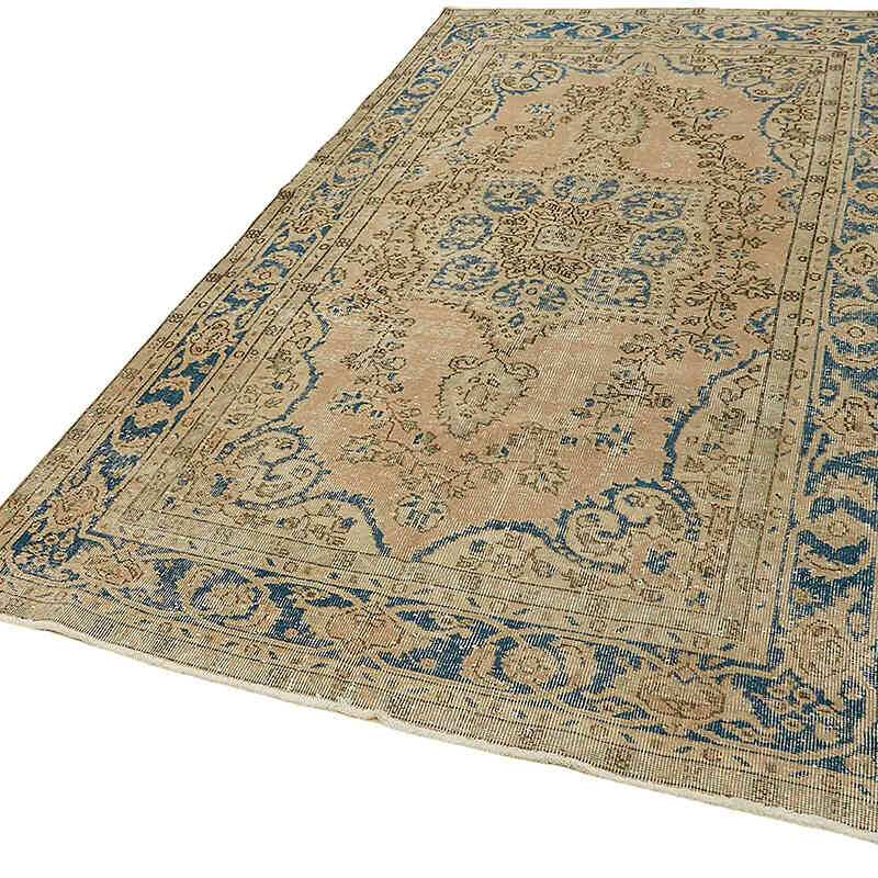 Alfombra Vintage Turca Anudada a Mano - 155 cm x 280 cm - K0078760