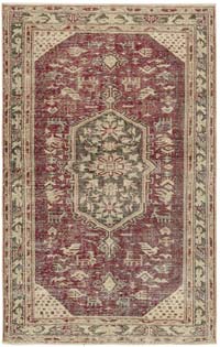 Vintage Turkish Hand-Knotted Rug - 5' 4" x 8' 6" (64" x 102")