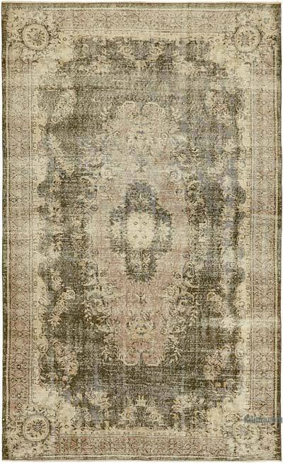 Alfombra Vintage Turca Anudada a Mano - 162 cm x 264 cm