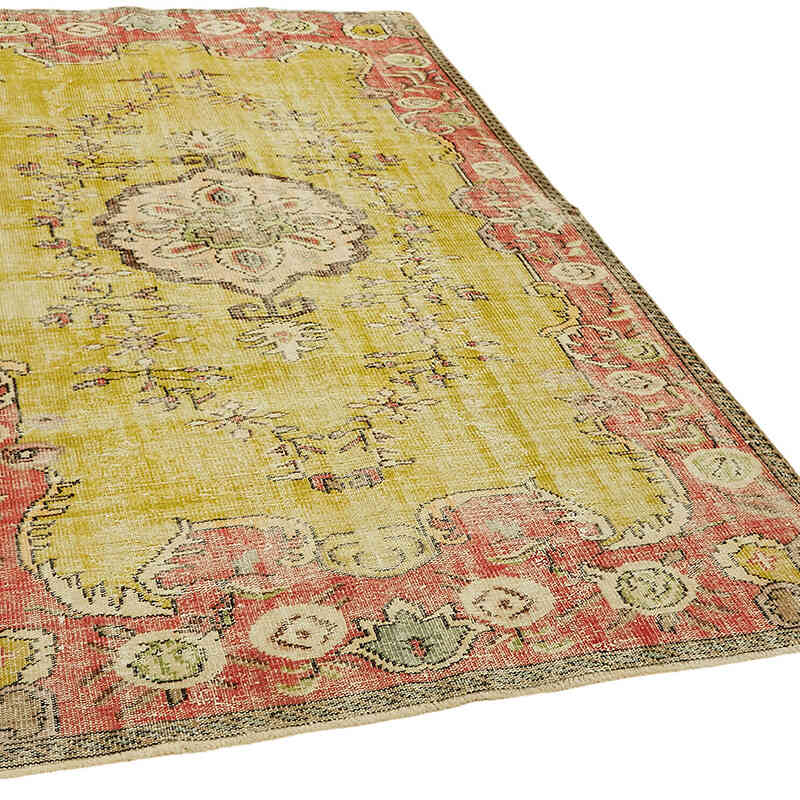 Alfombra Vintage Turca Anudada a Mano - 166 cm x 266 cm - K0078766