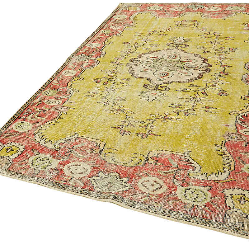 Alfombra Vintage Turca Anudada a Mano - 166 cm x 266 cm - K0078766