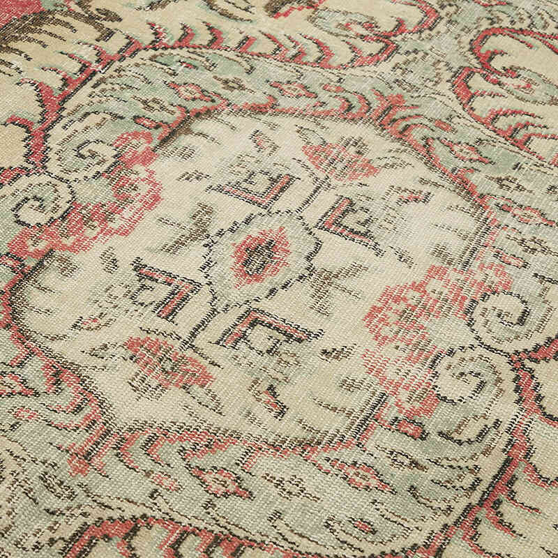 Vintage Turkish Hand-Knotted Rug - 5' 6" x 10'  (66" x 120") - K0078767