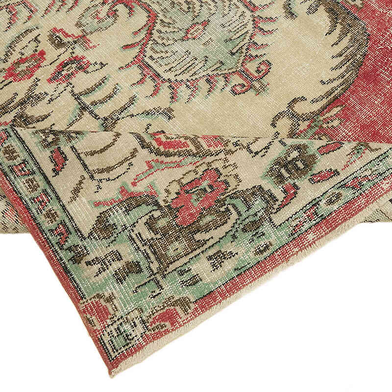 Vintage Turkish Hand-Knotted Rug - 5' 6" x 10'  (66" x 120") - K0078767