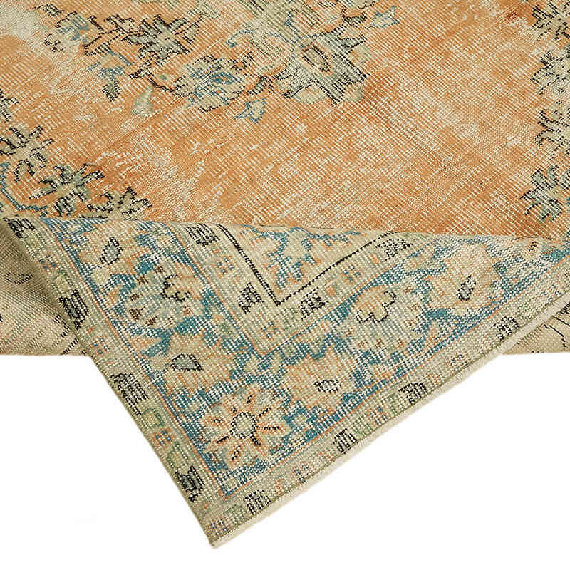 Vintage Turkish Hand-Knotted Rug - 6'  x 9' 4" (72" x 112") - K0078769