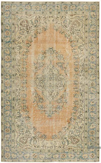 Alfombra Vintage Turca Anudada a Mano - 182 cm x 285 cm