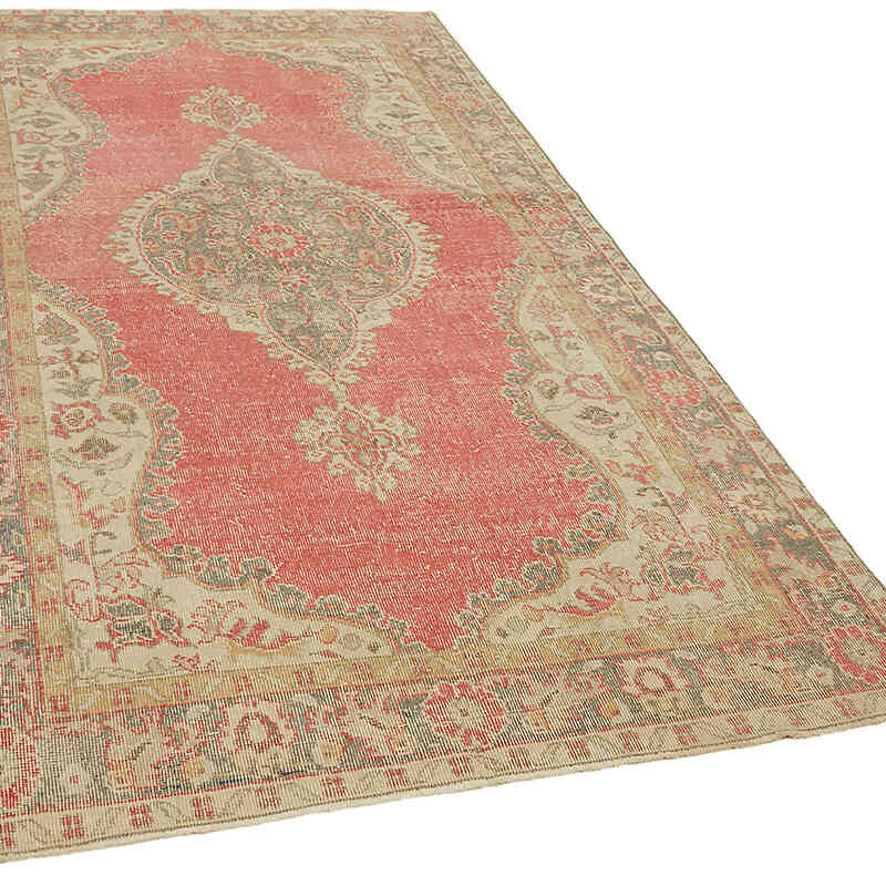 Vintage Turkish Hand-Knotted Rug - 4' 9" x 8' 8" (57" x 104") - K0078770