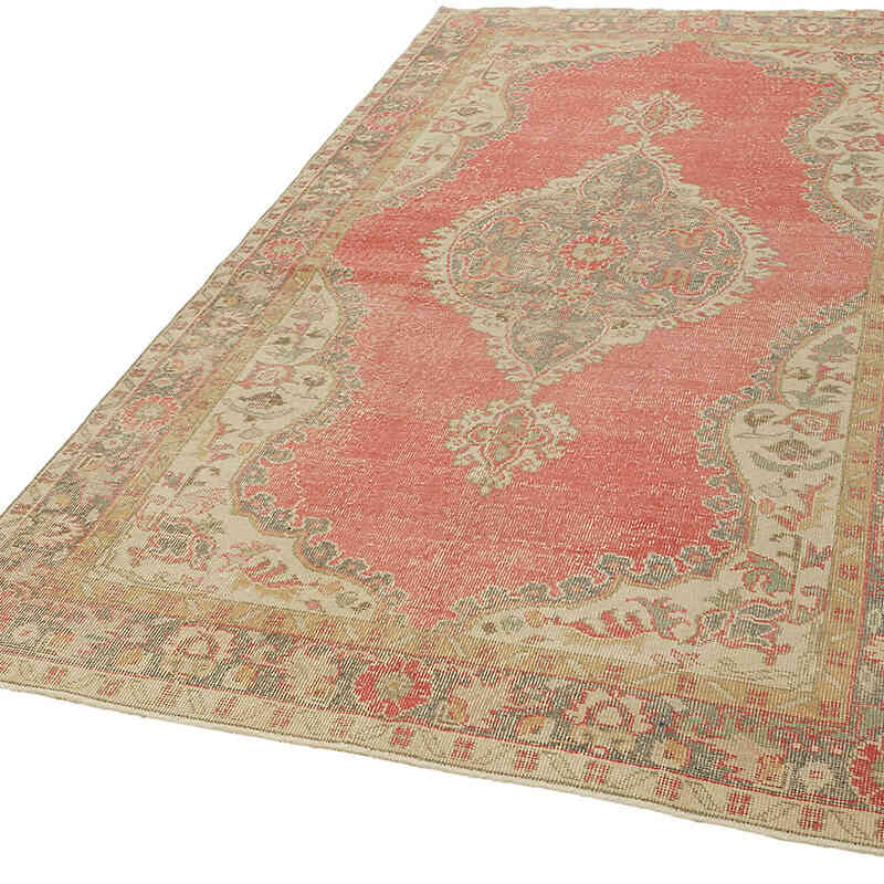 Vintage Turkish Hand-Knotted Rug - 4' 9" x 8' 8" (57" x 104") - K0078770