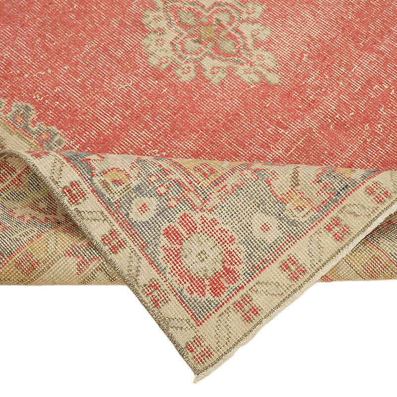 Vintage Turkish Hand-Knotted Rug - 4' 9" x 8' 8" (57" x 104") - K0078770