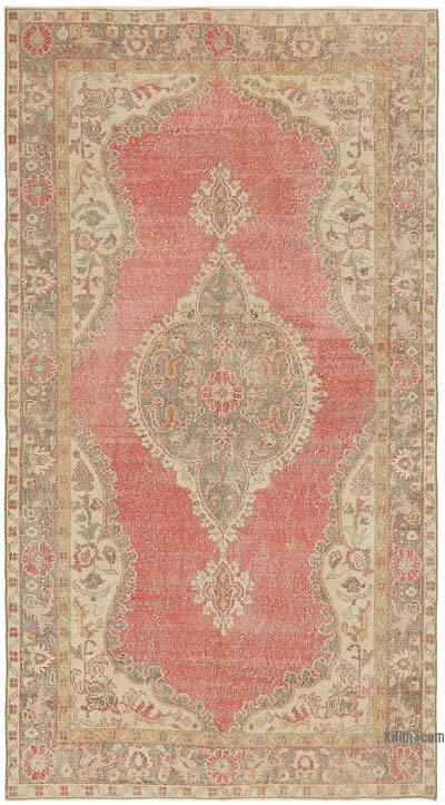 Alfombra Vintage Turca Anudada a Mano - 145 cm x 265 cm