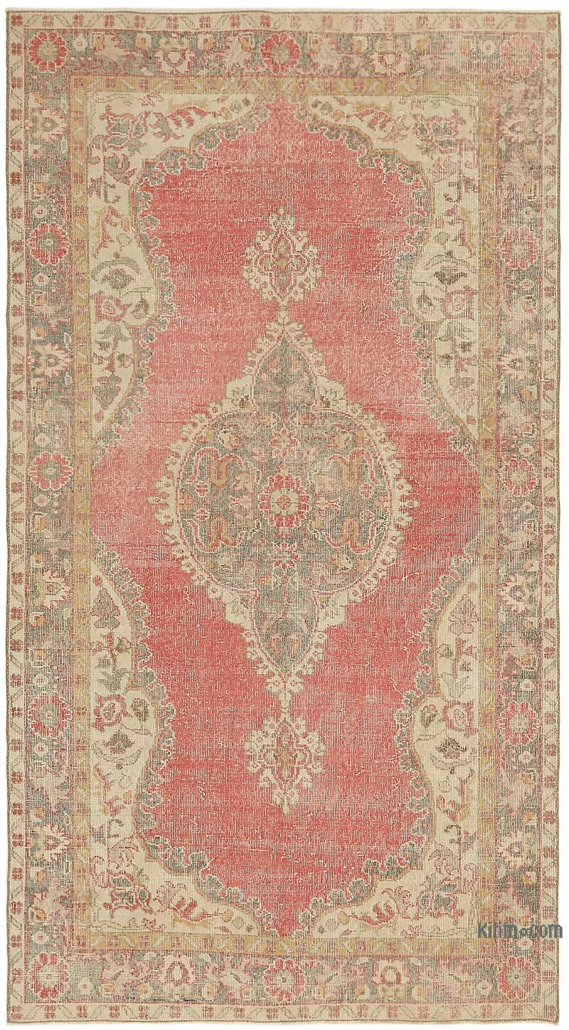Vintage Turkish Hand-Knotted Rug - 4' 9" x 8' 8" (57" x 104") - K0078770