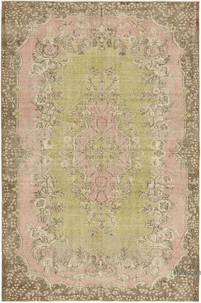 Vintage Turkish Hand-Knotted Rug - 6' 2" x 9' 5" (74" x 113")