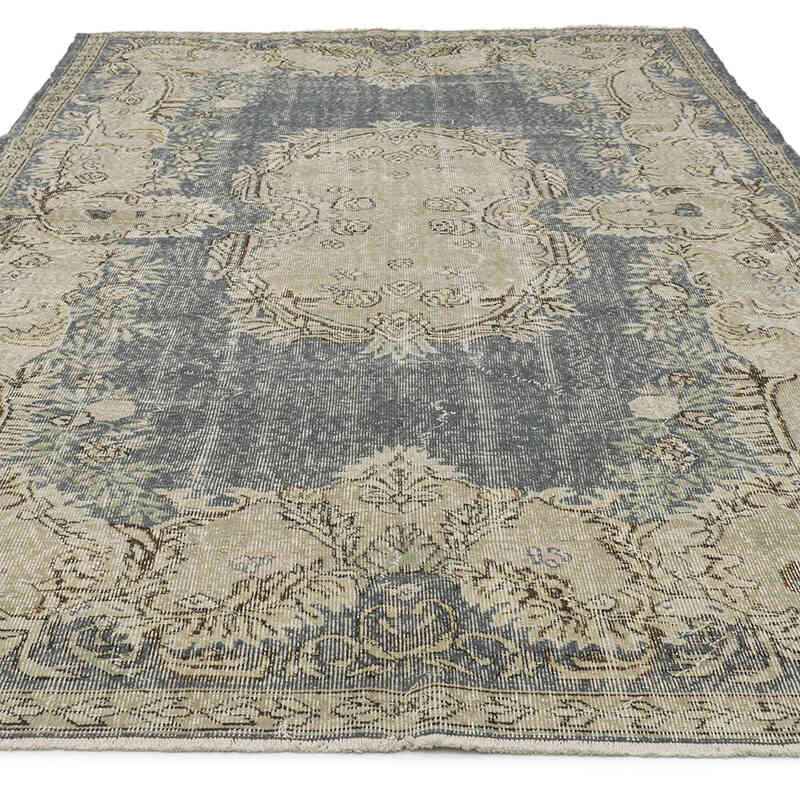 Vintage Turkish Hand-Knotted Rug - 6' 10" x 10' 4" (82" x 124") - K0078777