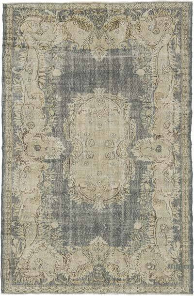 Alfombra Vintage Turca Anudada a Mano - 209 cm x 314 cm