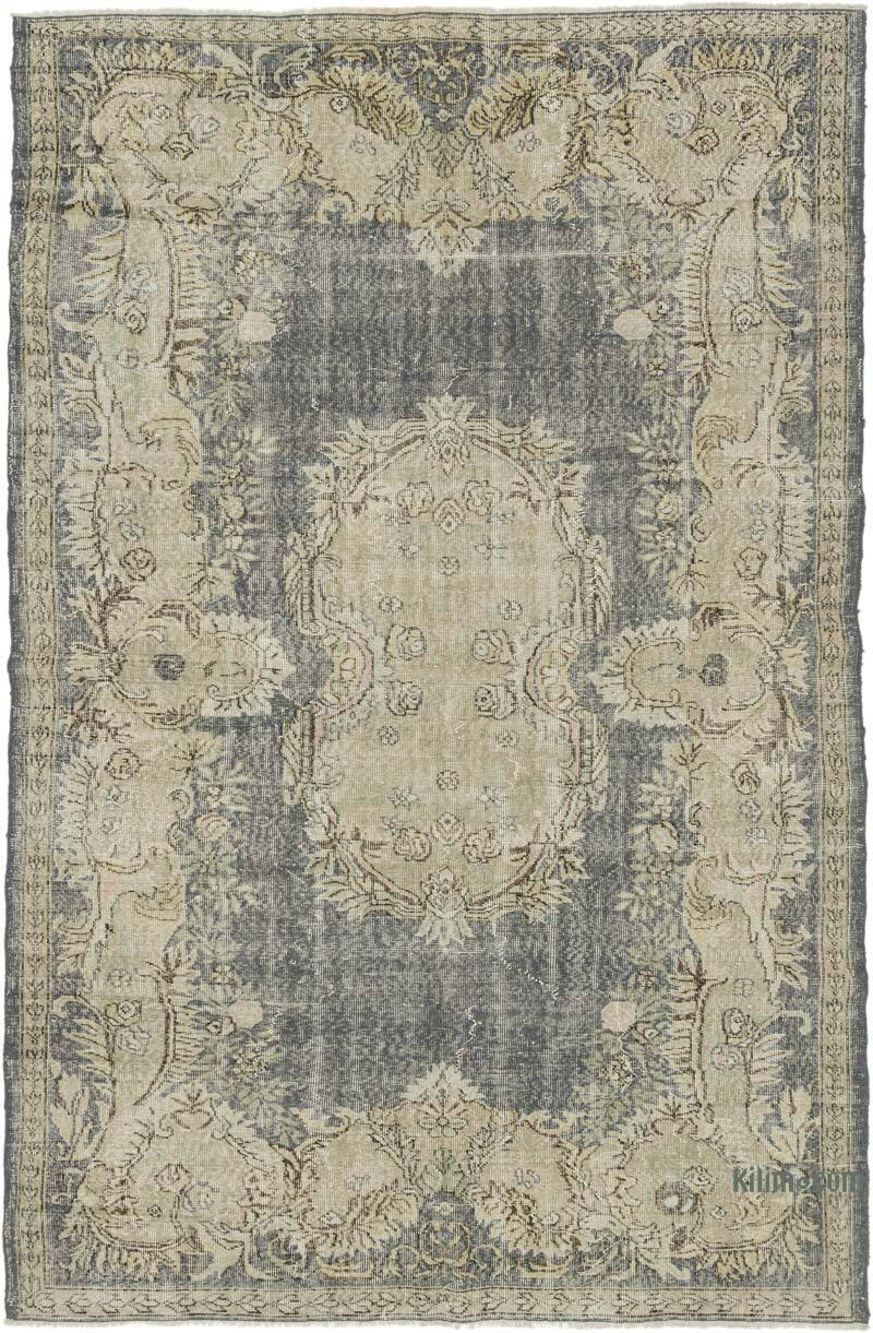 Vintage Turkish Hand-Knotted Rug - 6' 10" x 10' 4" (82" x 124") - K0078777