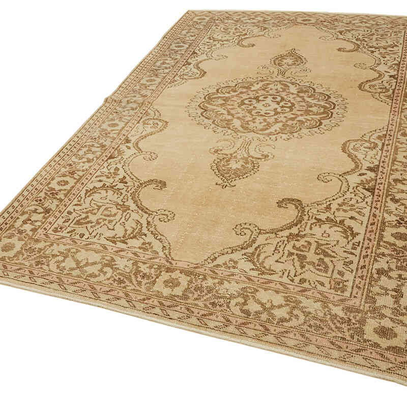 El Dokuma Vintage Halı - 193 cm x 292 cm - K0078780