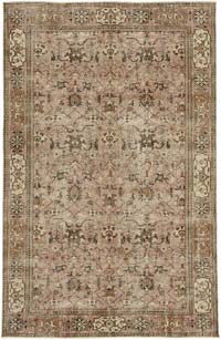 Vintage Turkish Hand-Knotted Rug - 6' 7" x 10'  (79" x 120")
