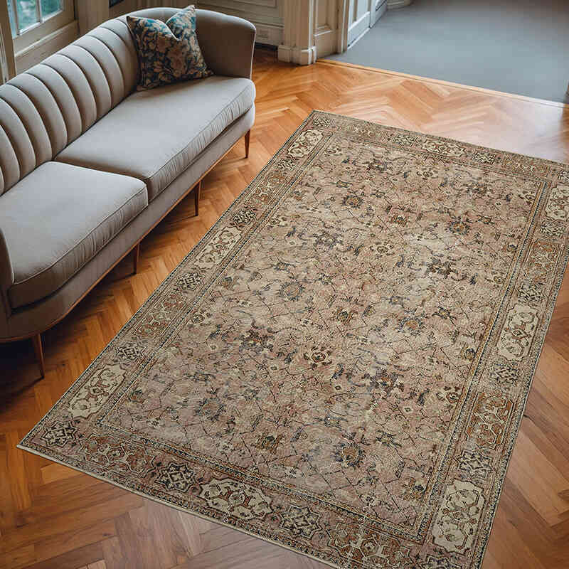 El Dokuma Vintage Halı - 200 cm x 306 cm - K0078782