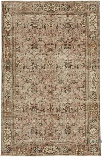 Vintage Turkish Hand-Knotted Rug - 6' 7" x 10'  (79" x 120")