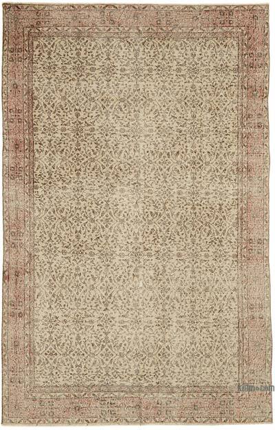 Alfombra Vintage Turca Anudada a Mano - 196 cm x 302 cm