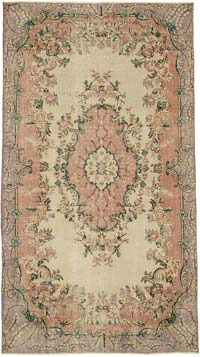 Vintage Turkish Hand-Knotted Rug - 5' 11" x 10' 11" (71" x 131")