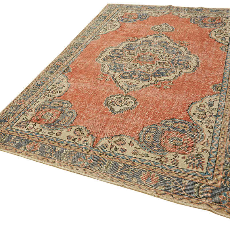 Vintage Turkish Hand-Knotted Rug - 6' 5" x 9' 10" (77" x 118") - K0078785
