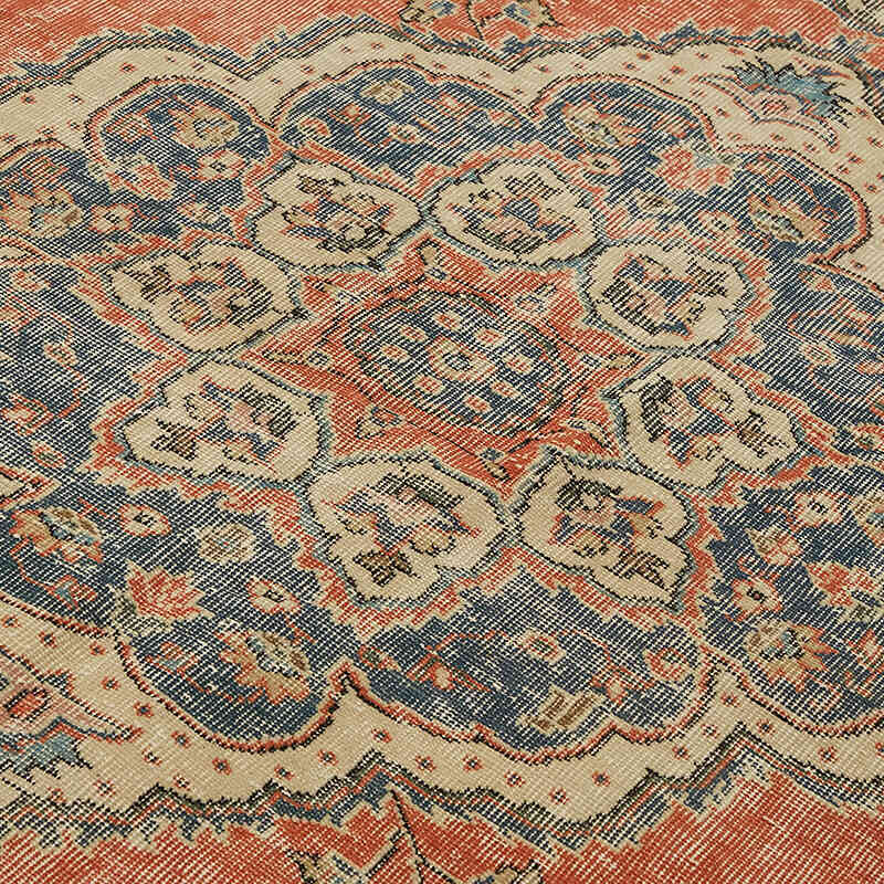 Vintage Turkish Hand-Knotted Rug - 6' 5" x 9' 10" (77" x 118") - K0078785