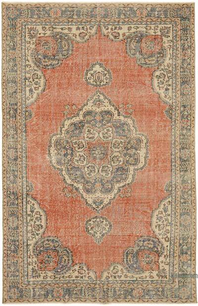 Alfombra Vintage Turca Anudada a Mano - 195 cm x 300 cm
