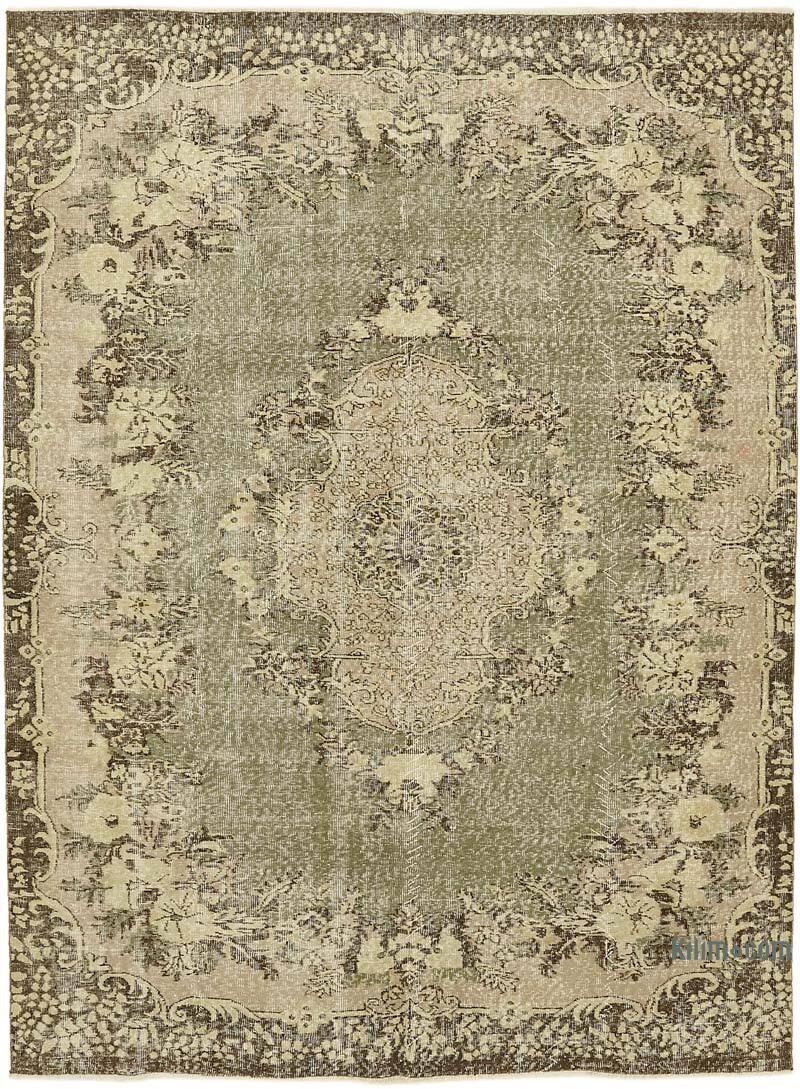 Vintage Turkish Hand-Knotted Rug - 6' 11" x 9' 5" (83" x 113") - K0078786