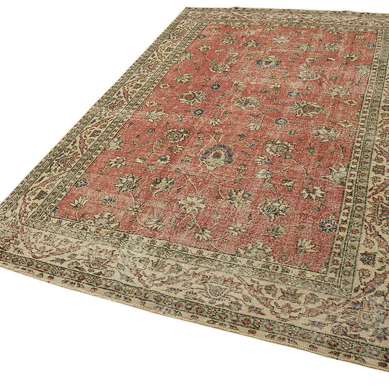 Alfombra Vintage Turca Anudada a Mano - 191 cm x 308 cm - K0078787