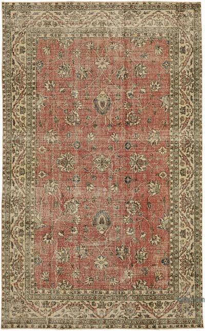El Dokuma Vintage Halı - 191 cm x 308 cm