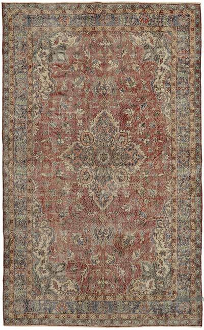 Alfombra Vintage Turca Anudada a Mano - 190 cm x 308 cm