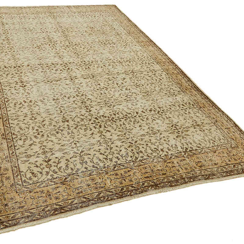 Vintage Turkish Hand-Knotted Rug - 6' 8" x 10'  (80" x 120") - K0078795