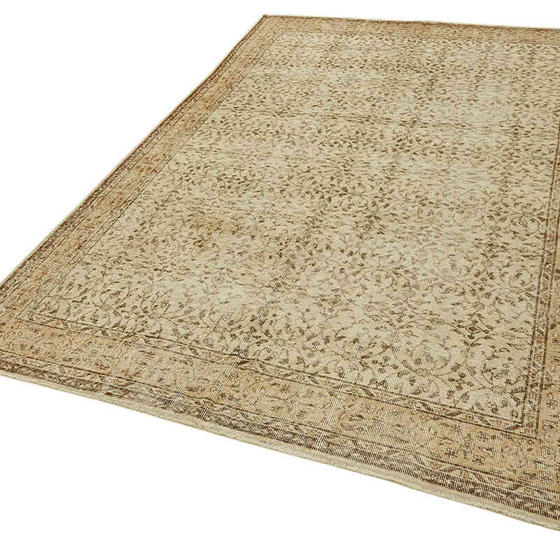 Vintage Turkish Hand-Knotted Rug - 6' 8" x 10'  (80" x 120") - K0078795