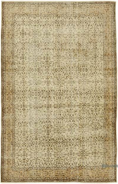 Alfombra Vintage Turca Anudada a Mano - 202 cm x 305 cm