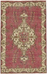 El Dokuma Vintage Halı - 198 cm x 307 cm