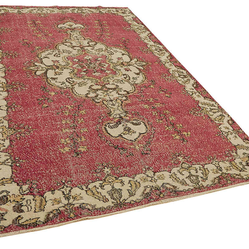 Alfombra Vintage Turca Anudada a Mano - 198 cm x 307 cm - K0078796