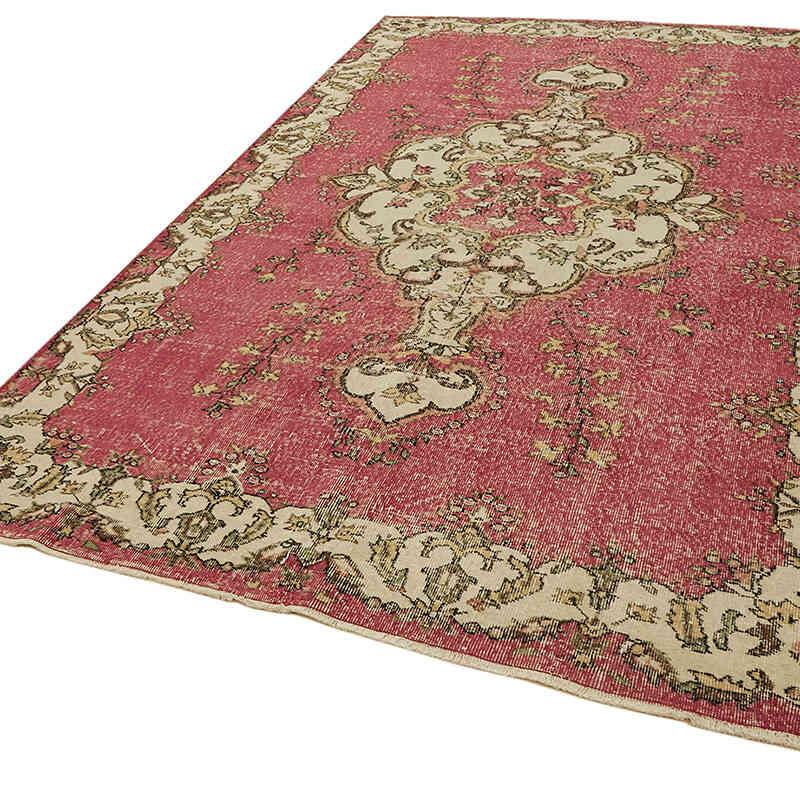 Alfombra Vintage Turca Anudada a Mano - 198 cm x 307 cm - K0078796