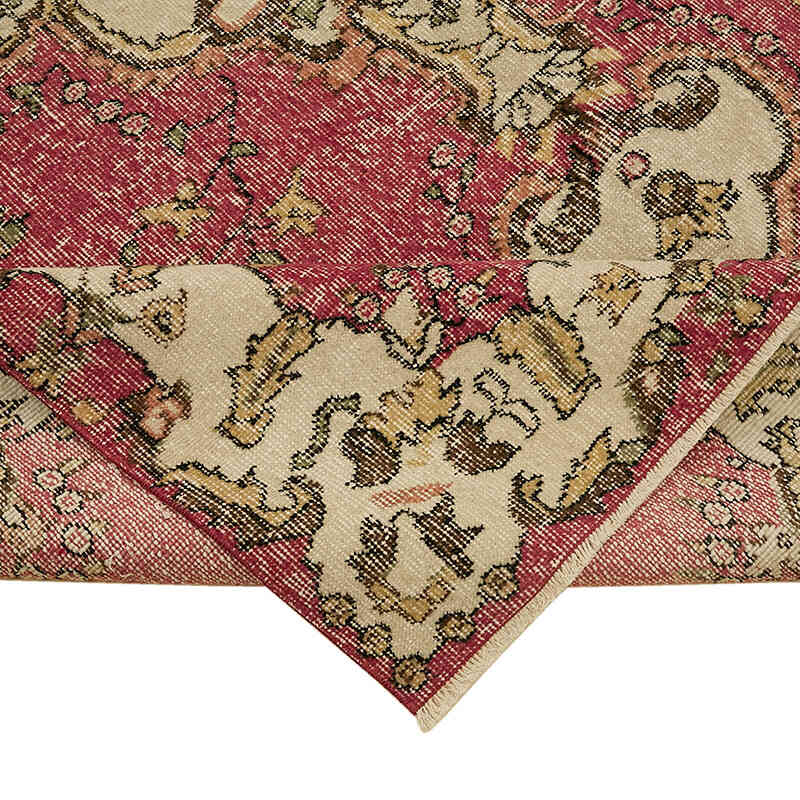 Alfombra Vintage Turca Anudada a Mano - 198 cm x 307 cm - K0078796