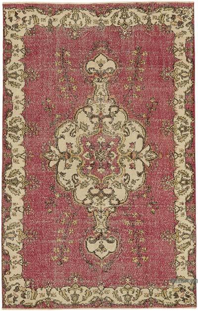 El Dokuma Vintage Halı - 198 cm x 307 cm