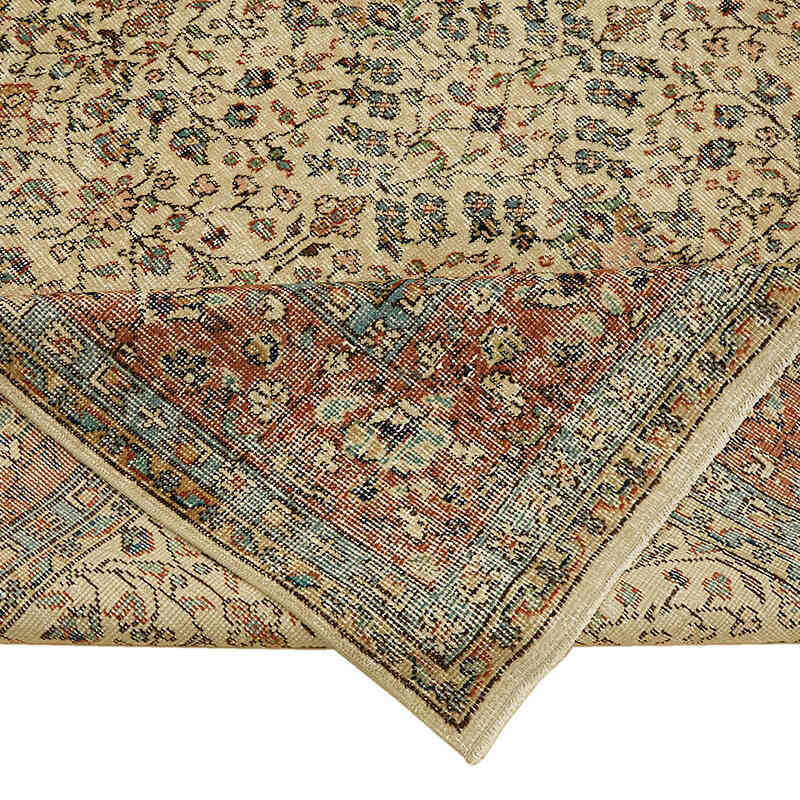 El Dokuma Vintage Halı - 208 cm x 296 cm - K0078798