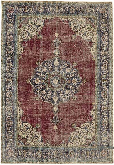 El Dokuma Vintage Halı - 212 cm x 296 cm