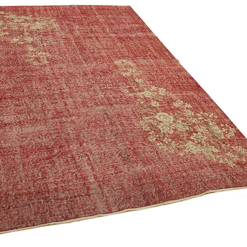 Vintage Turkish Hand-Knotted Rug - 6' 7" x 10'  (79" x 120") - K0078801