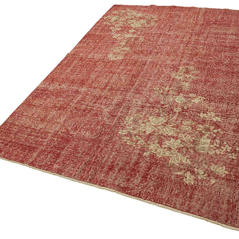 Vintage Turkish Hand-Knotted Rug - 6' 7" x 10'  (79" x 120") - K0078801