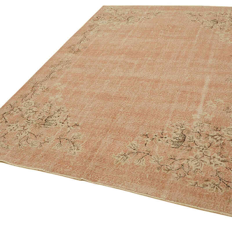 Alfombra Vintage Turca Anudada a Mano - 203 cm x 293 cm - K0078802